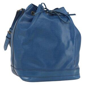 Authentic LOUIS VUITTON Epi Noe Shoulder Bag Toledo Blue M44005 LV